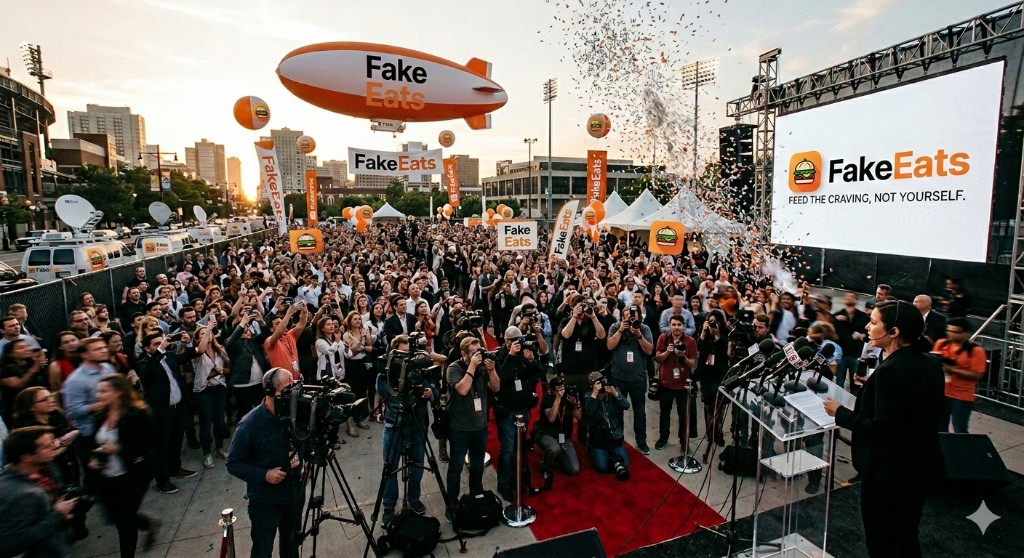 FakeEats press launch event