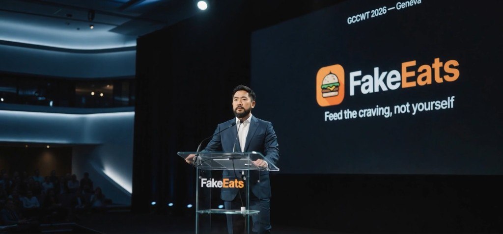 FakeEats press conference — keynote