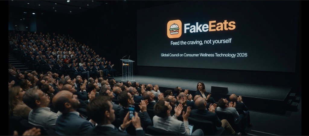 FakeEats press conference — audience